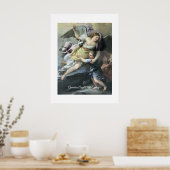 Barokke Beschermengel Poster (Keuken)