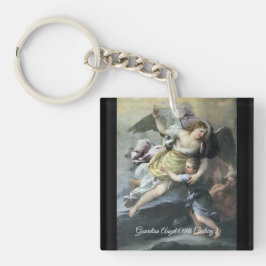 Barokke beschermengel sleutelhanger