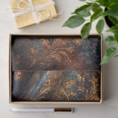 Barokke Bloem Goud Craquelé Decoupage Tissuepapier (Geschenk)