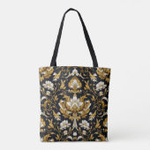 Barokke Bloem Tote Bag (Achterkant)