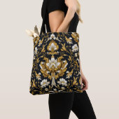 Barokke Bloem Tote Bag (Dichtbij)