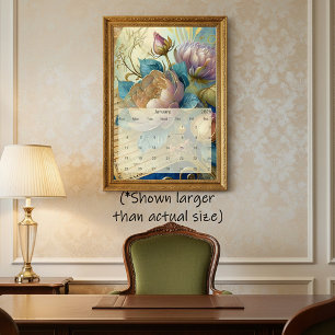 Barokke bloemencalender kalender