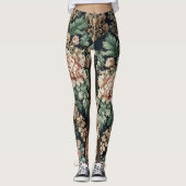 Barokke bloemenelegantie Leggings (Voorkant)