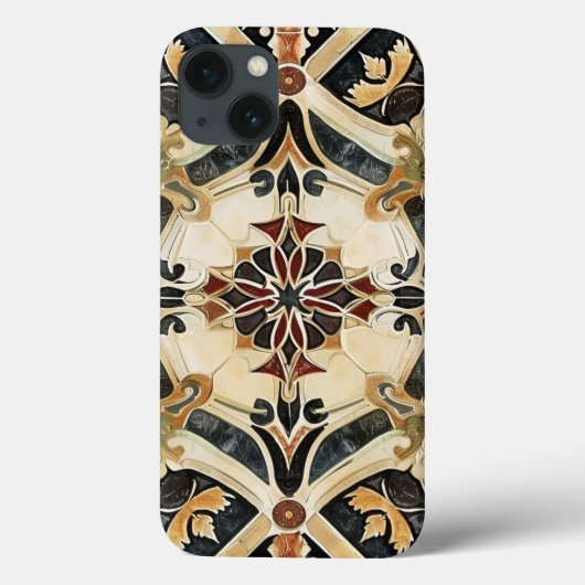 Barokke bloemenharmonie Case-Mate iPhone case (Achterkant)