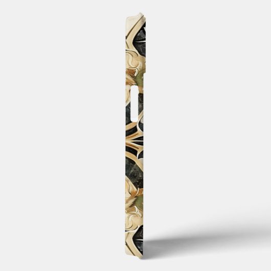 Barokke bloemenharmonie Case-Mate iPhone case (Achterkant / Rechts)