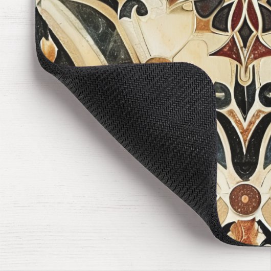 Barokke bloemenharmonie muismat (Hoek)