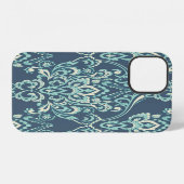 Barokke Bloemige Vintage Behang iPhone Hoesje (Achterkant horizontaal)