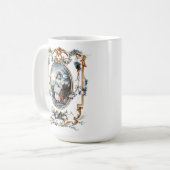 Barokke bloemvignetten van Jean-Baptiste Huet Koffiemok (Voorkant links)