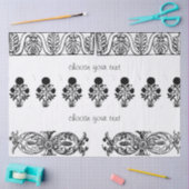 Barokke blokprint rand tissuepapier   (Craft)