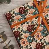 Barokke Bloom Art Nouveau  behang Inpakpapier Vel