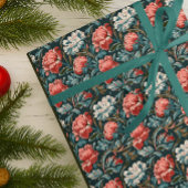 Barokke Bloom Art Nouveau  behang Inpakpapier Vel