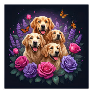 Barokke Bulldog: een historisch portret Foto Afdruk