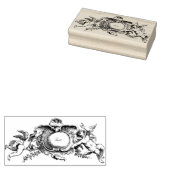  barokke cherubs rubberstempel (Gestempeld)