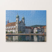 Barokke Church, Lucerne Zwitserland Revel Legpuzzel (Horizontaal)