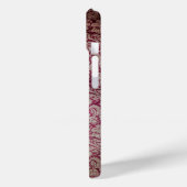 barokke damast wijnpatroonnaam Case-Mate iPhone case (Achterkant / Links)