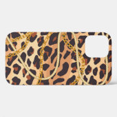 Barokke dierenprint, kettingontwerp Case-Mate iPhone case (Achterkant (horizontaal))