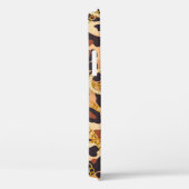 Barokke dierenprint, kettingontwerp Case-Mate iPhone case (Achterkant / Rechts)