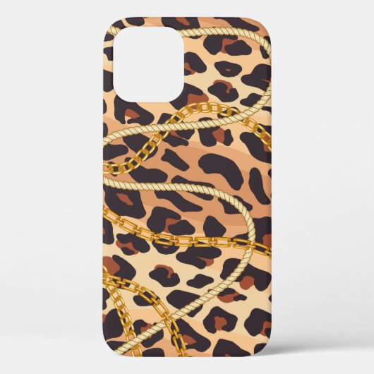 Barokke dierenprint, kettingontwerp Case-Mate iPhone case (Achterkant)