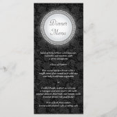 Barokke Ebony Plaque Menu Rack Kaart (Voorkant)