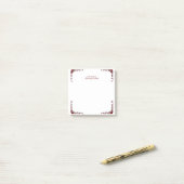 Barokke elegantie post-it® notes (Op bureau)