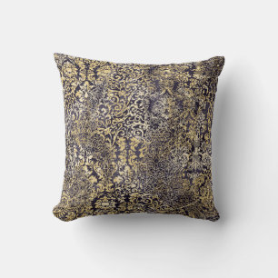 Barokke en Damask arabesque motifs rippelde abstra Kussen