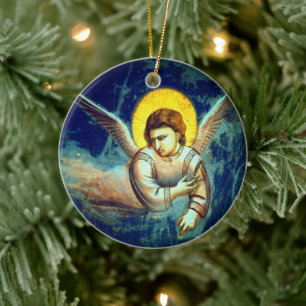 barokke engel keramisch ornament