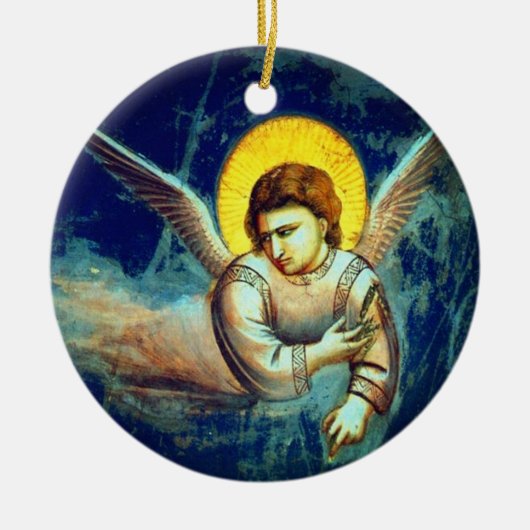  barokke engel keramisch ornament (Voorkant)