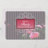 Barokke Glamour Trouw Uitnodiging Set, Collectie (Voorkant / Achterkant)