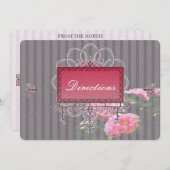 Barokke Glamour Trouwuitnodiging Collectie Kaart (Voorkant / Achterkant)