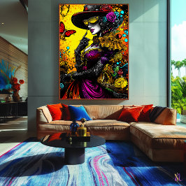 Barokke gotische elegantie - Mysterieus Victoriaan Poster