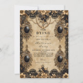 Barokke gotische Halloween nacht Kaart (Voorkant)