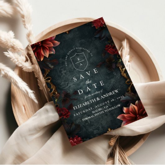 Barokke Gotische Huwelijksromantiek Save The Date