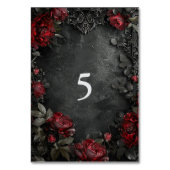 barokke gotische pioenen kaart (Achterkant)