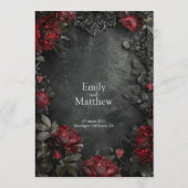 barokke gotische pioenen menu (Achterkant)