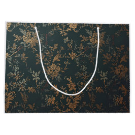 Barokke gouden bloemengeschenkzak – Gotisch Victor Groot Cadeauzakje
