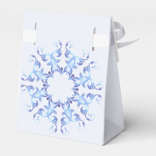 Barokke gradiënt Mandala ontwerp Bedankdoosjes (Achterkant)