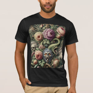 Barokke grenzen – gotische victoriaanse stijl t-shirt