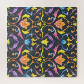 Barokke helderheid: kleurrijke  charme. legpuzzel (Horizontaal)