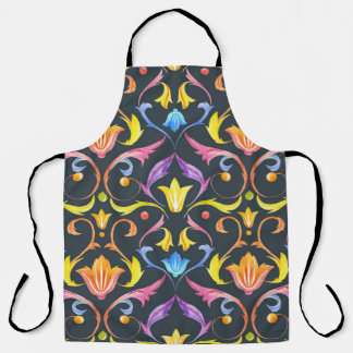 Barokke helderheid: kleurrijke  charme. schort