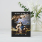 Barokke Hemelse Moeder Briefkaart (Staand voorkant)