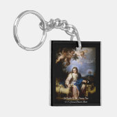 Barokke hemelse moeder sleutelhanger (Voorkant Links)