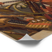 Barokke Instruments, viola da gamba, violine, enz. Poster (Hoek)