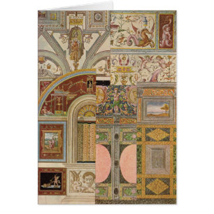 barokke Italiaanse motief collage