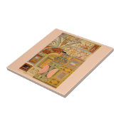 barokke Italiaanse motief collage Tegeltje (Zijkant)