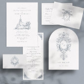  barokke kam | chique bruiloft servet