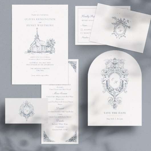 barokke kam | chique bruiloft servet