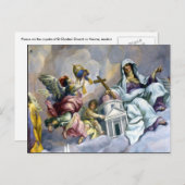 barokke kerk briefkaart (Voorkant / Achterkant)