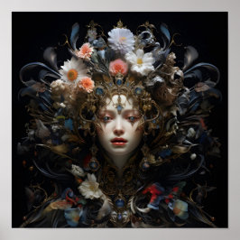 Barokke kunst digitale print