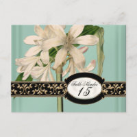 Barokke  Lelie Formele Trouwtafel Nummers