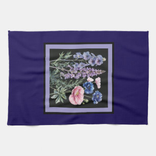 Barokke lente bloemenkeukenhanddoek voor mama theedoek